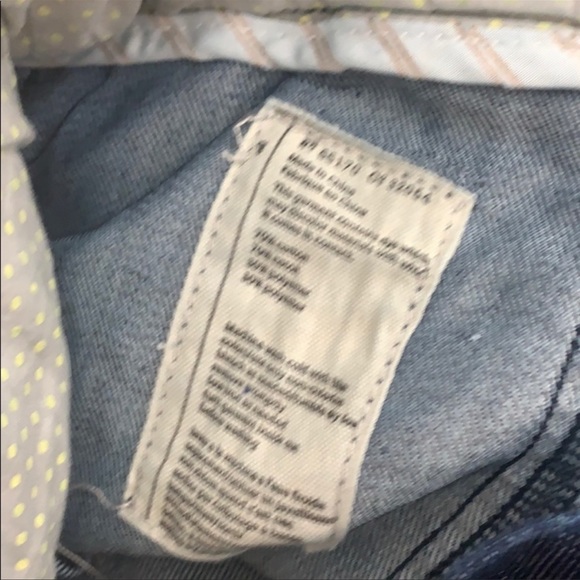 Pilcro Anthropologie button front denim skirt deep blue size 4 - Picture 7 of 8